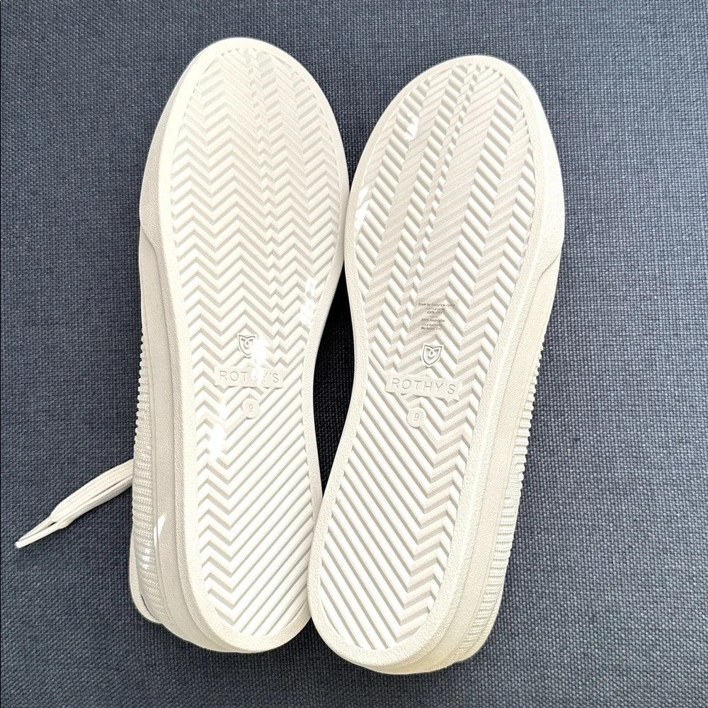New Rothy’s The Lace Up Sneaker in Bright White - Women’s Size 9 - Picture 6 of 8